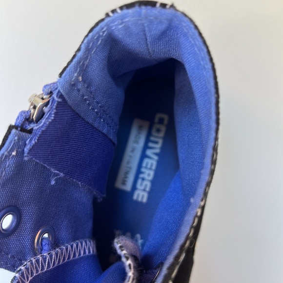 Converse All Star Chuck Taylor high top side zipper. Men size 8, Women size 10. - Picture 14 of 15